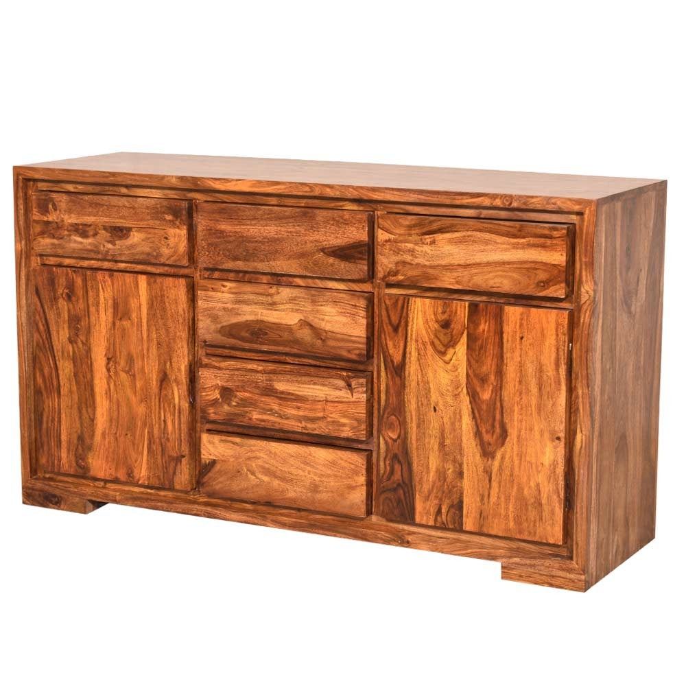 Tatum Solid Wood Sideboard Six Drawers