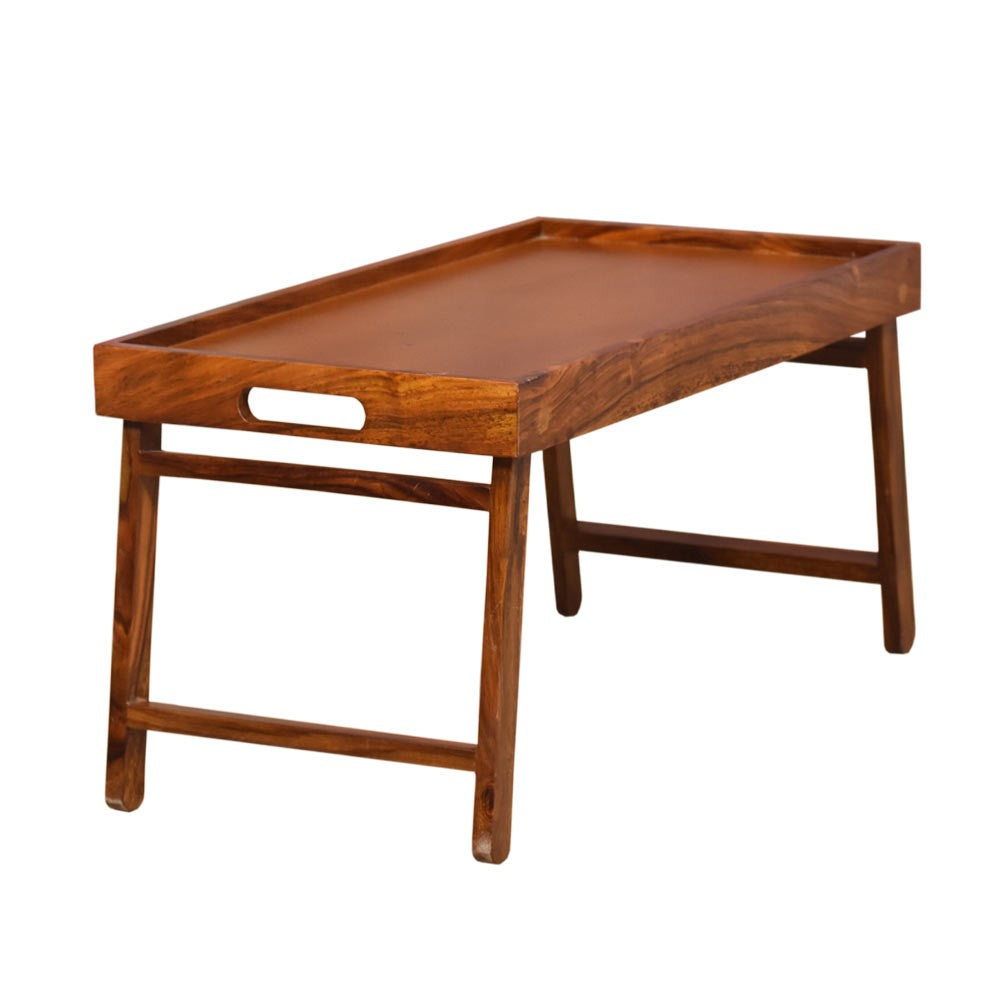 Saylor Wood Foldable Breakfast Bed Tray Table