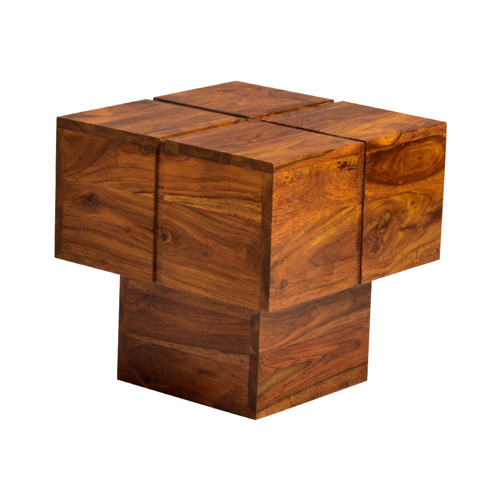 Marianna Wooden Peg Side Table