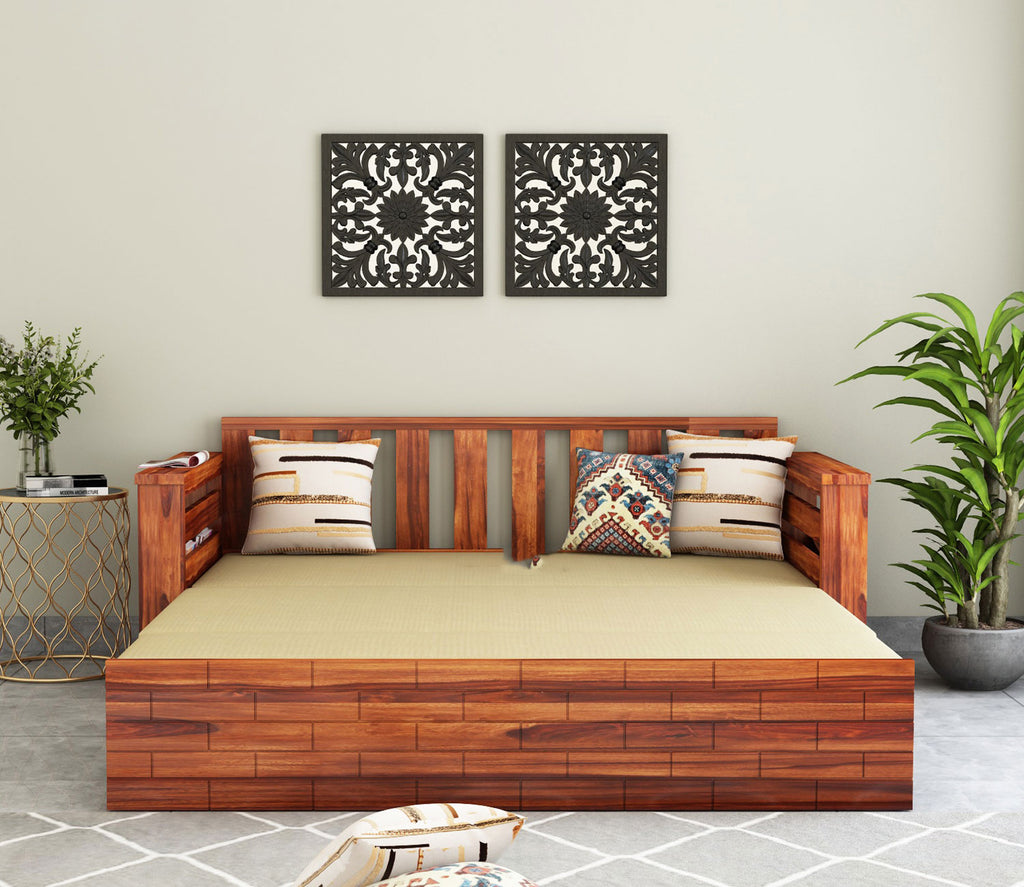 Mason Sheesham Wood Sofa Cum Bed