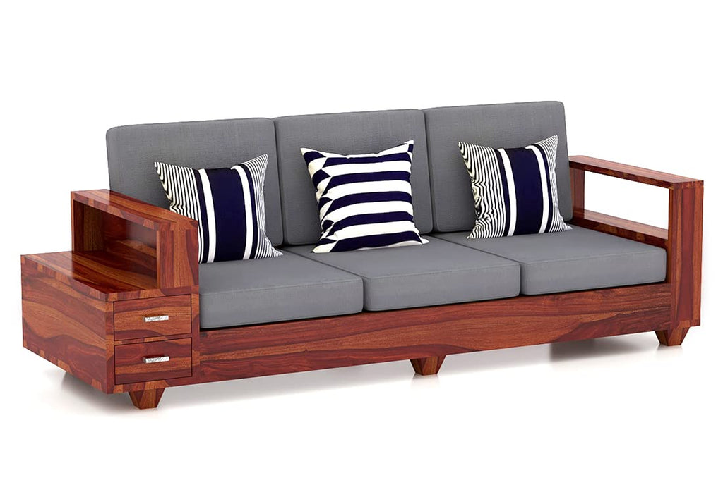 Duchess 5 Seater Sofa Set | Five Seater Sofa | Wooden Sofa Set for Living Room