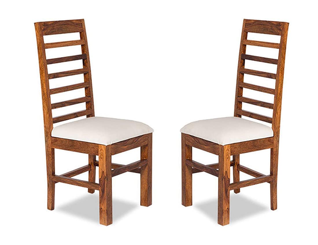 Gert Solid Sheesham Wood Dining Chairs Only | Wooden Dinning Chair for Kitchen & Dining Room