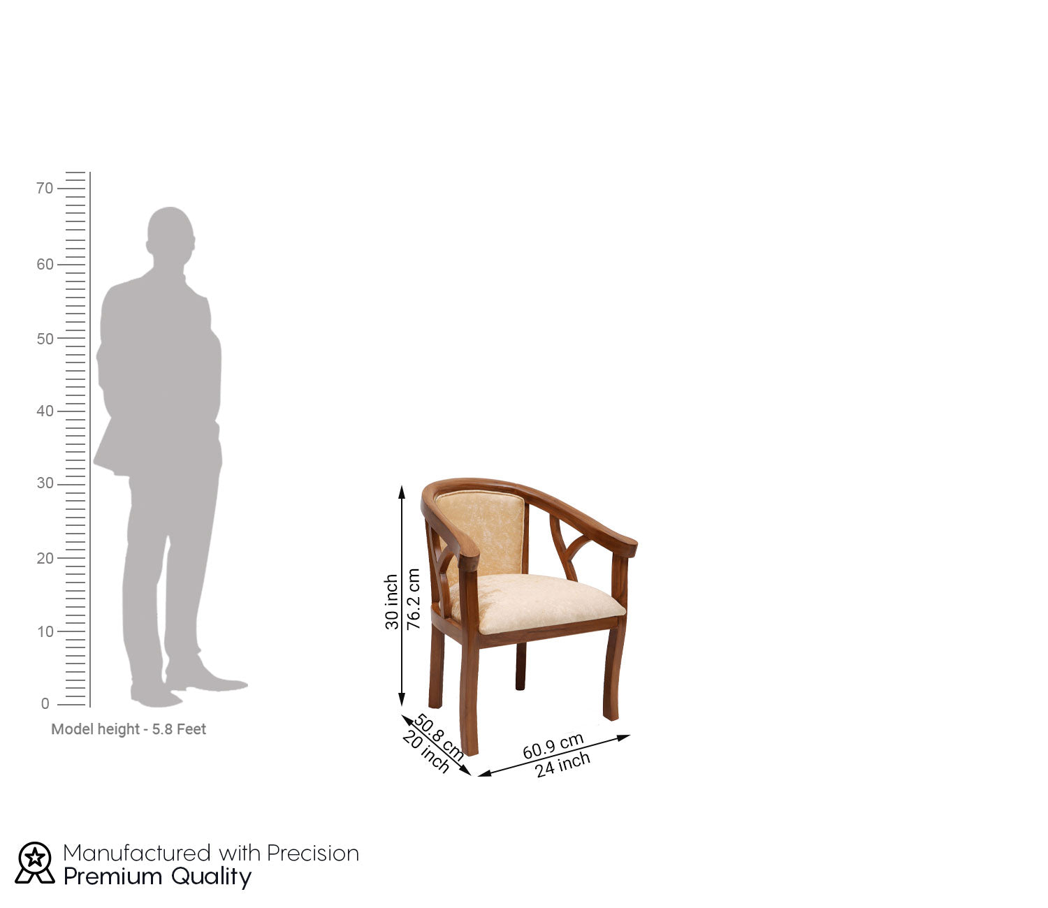 Comfy Solid Wooden Chairs