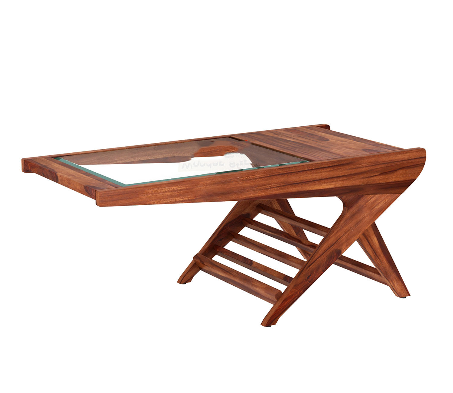 Natalia Glass Top Coffee Table
