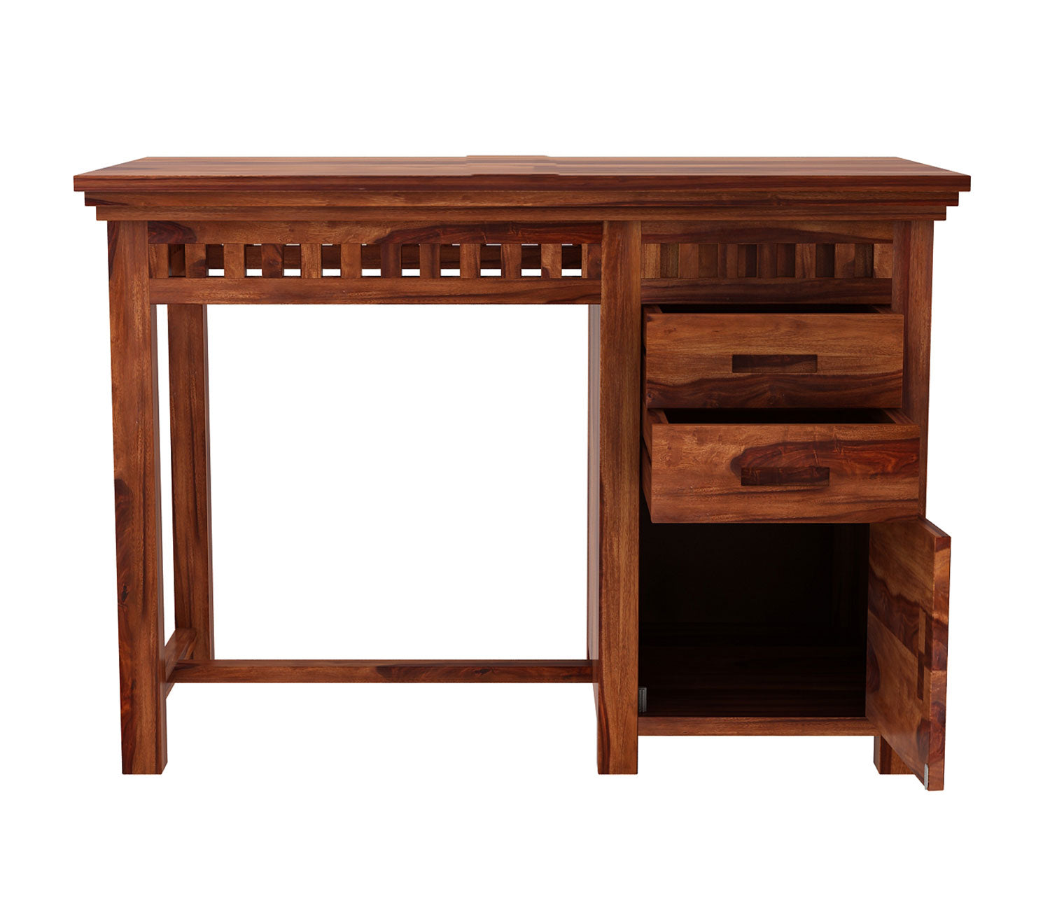 Willow Study Table with Pull Out Drawers and Cabinet