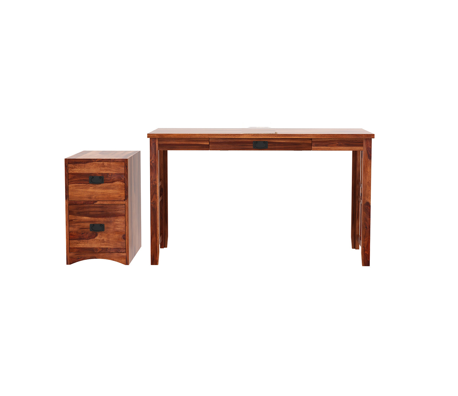 Ellie Computer Table With Keyboard Tray and Drawer Storage