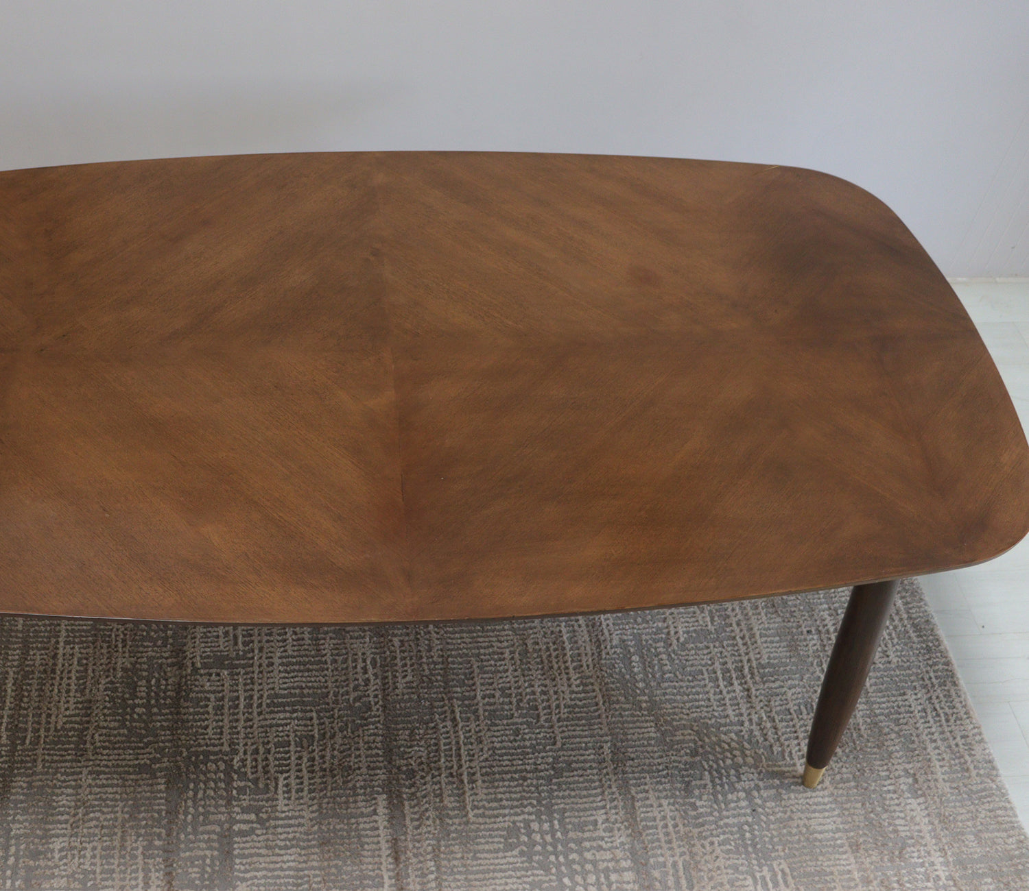 Chinchilla Teak Wood 6 seater Dining Table Set