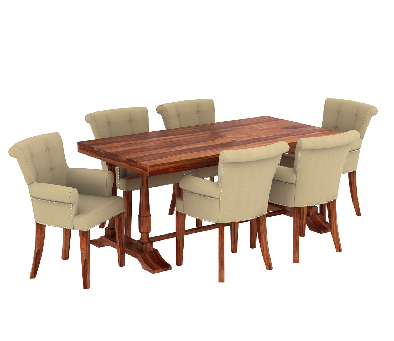 Bear 6 Seater Dining Table Set