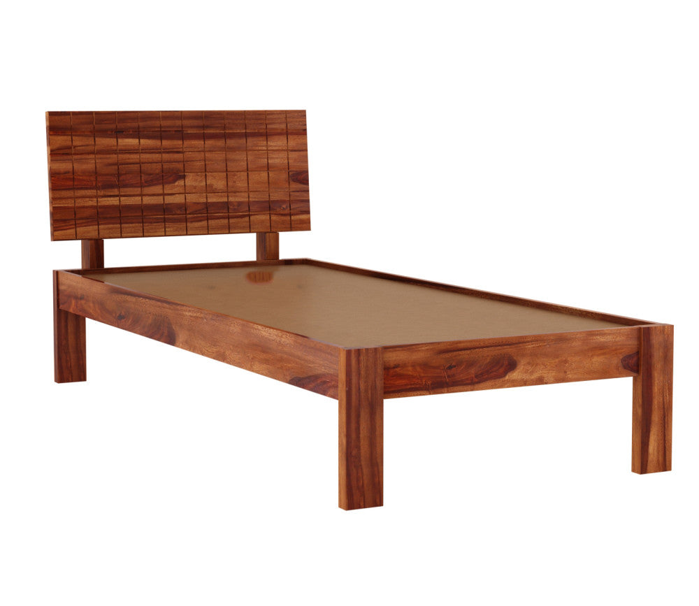 Santino Sheesham Wood Without Storage Bed