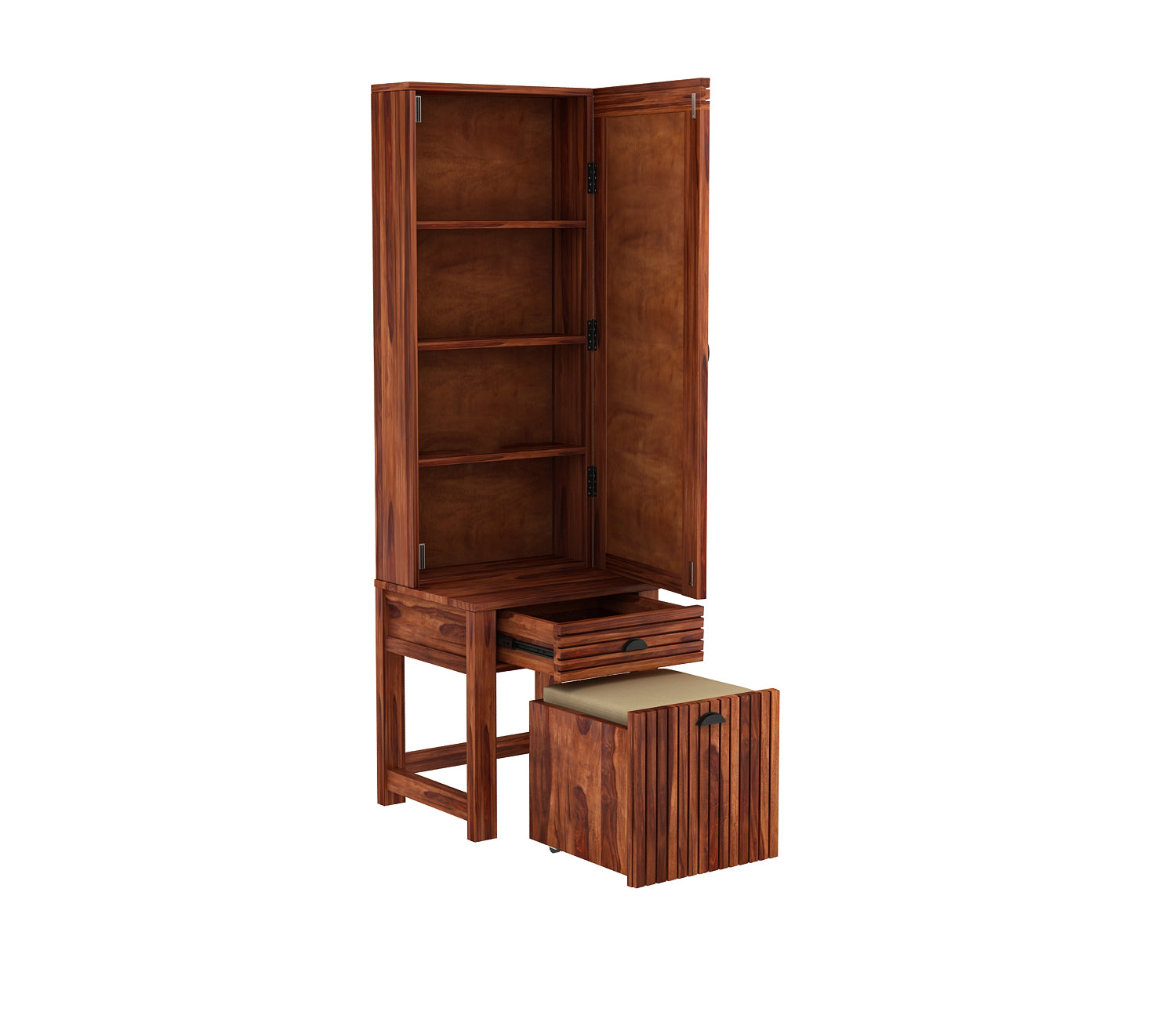 Oakley Dressing Table with Stool and Storage