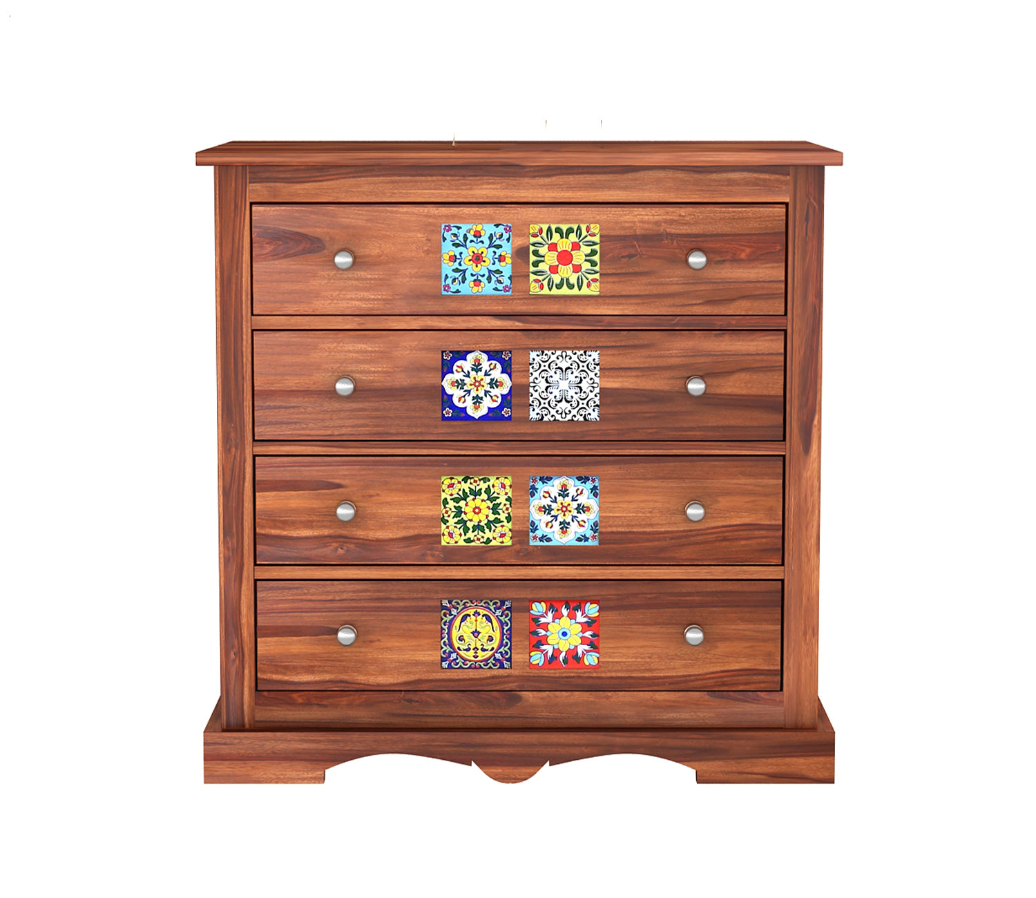 Wade 4-Drawer Wooden Chest Of Drawers