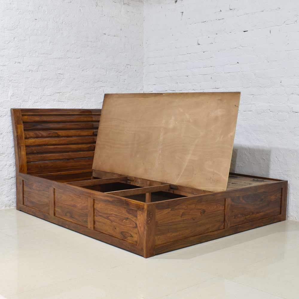 Lucas Wood Denzel Bed with Storage