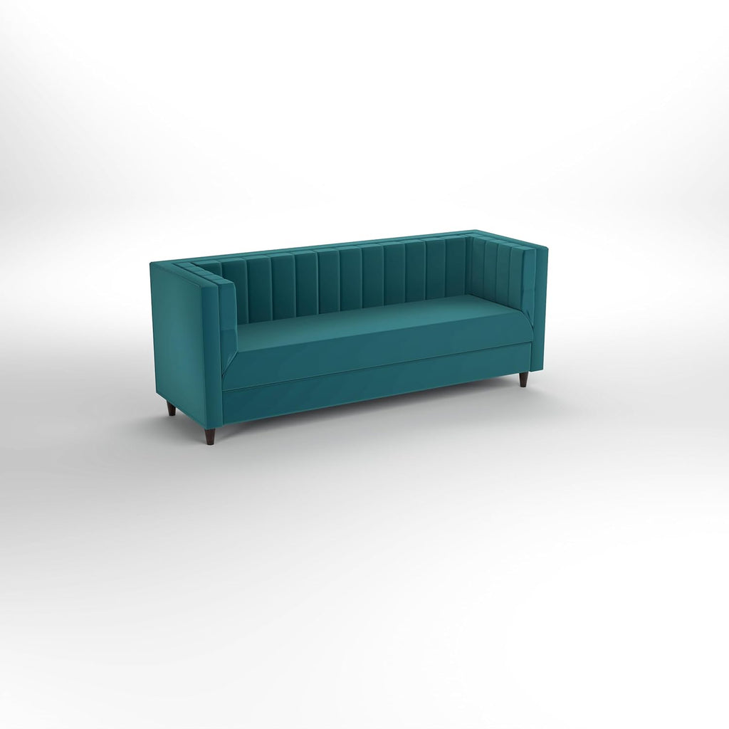 GFH Premium Velvet Fabric Sofa 3 Seater Sofa | Three Seater Sofa for Living Room Guest Room Office