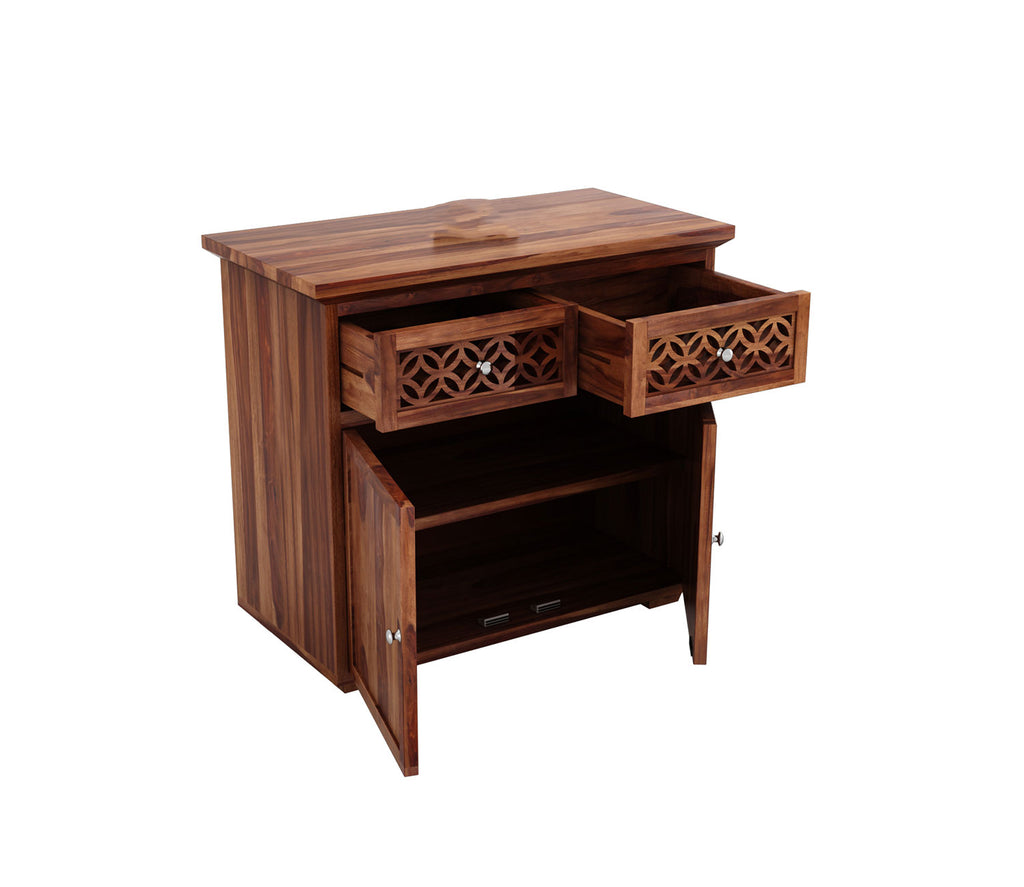 Lukas Mini Sheesham wood Sideboard and Cabinet
