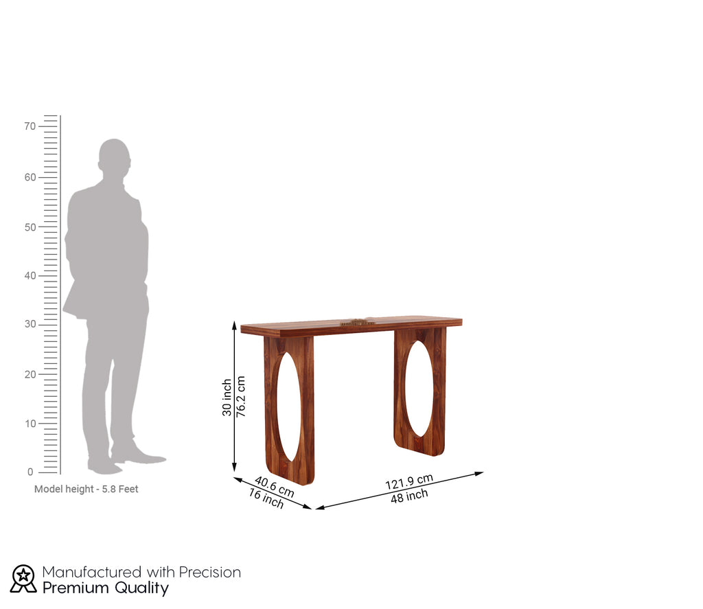 Oscar Sheesham Wood Console Table