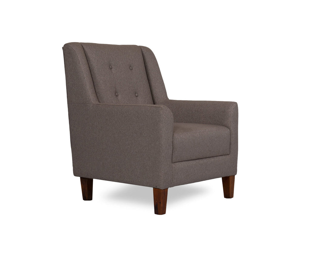 Tucker Lounge Chair With Foot Stool Light