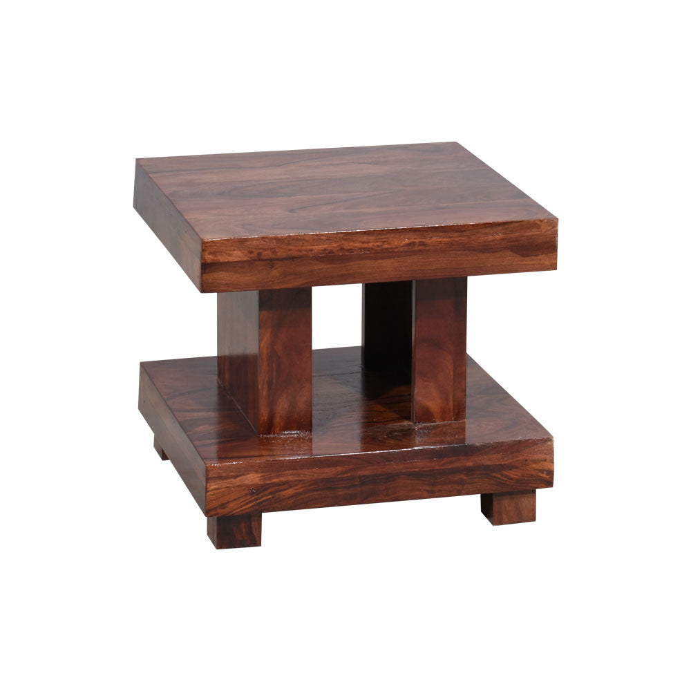 Jaycee Solid Sheesham Wooden Peg Table