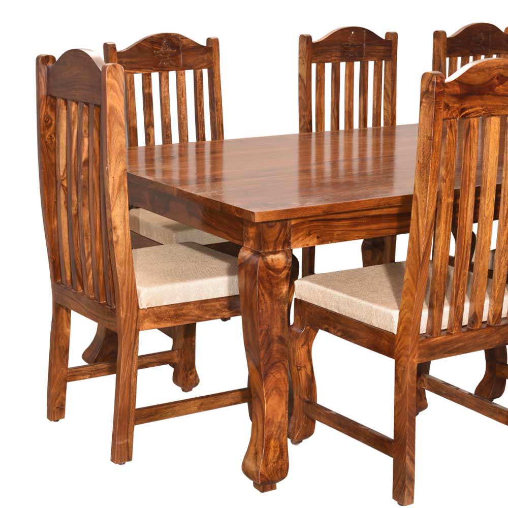 Octavia Solid Wood Eight Seater Dining Set
