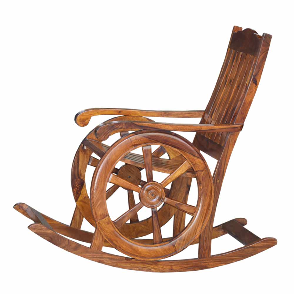 Adelynn Wooden Harold Roking Chair