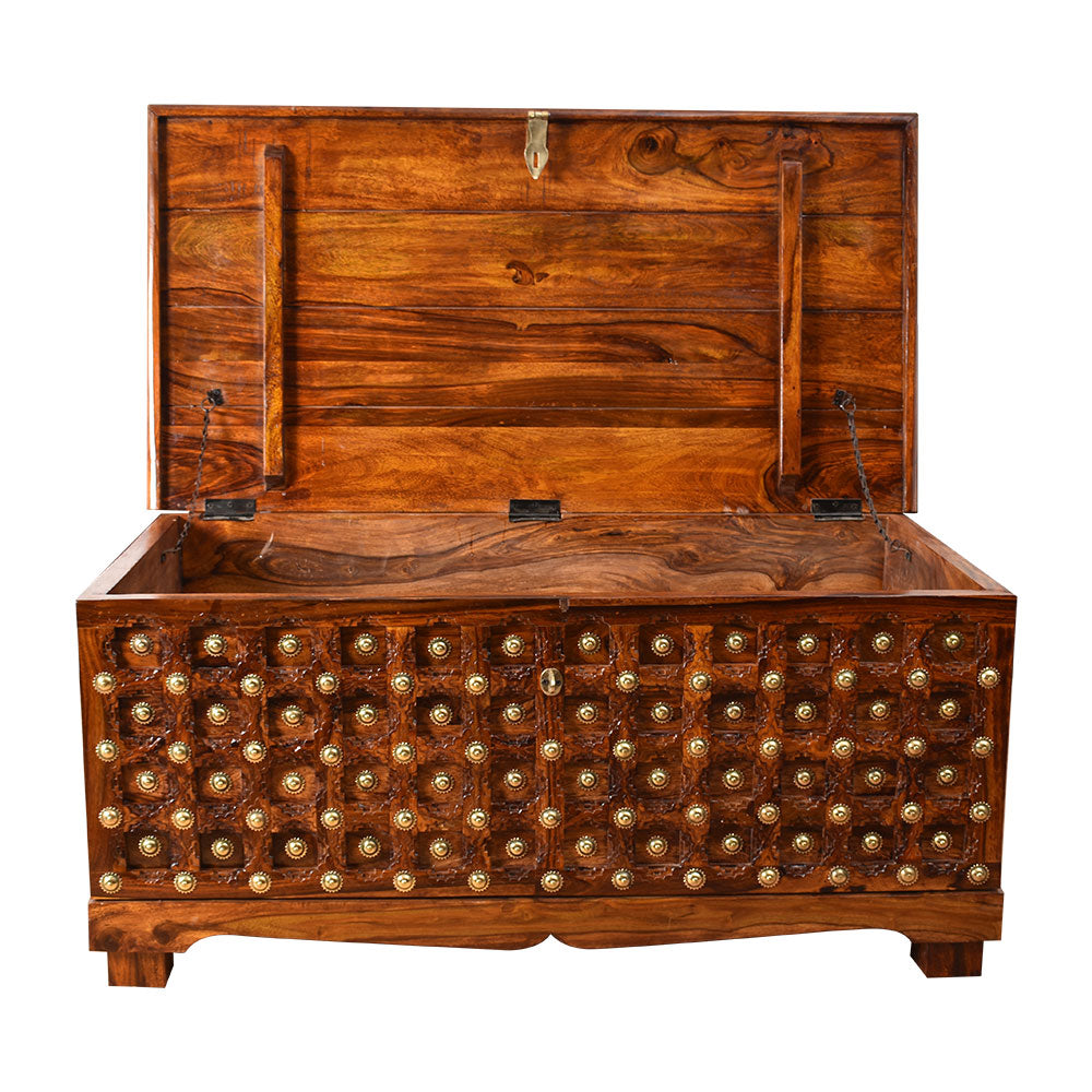 Kamila Wood Rajasthani Brass Gall