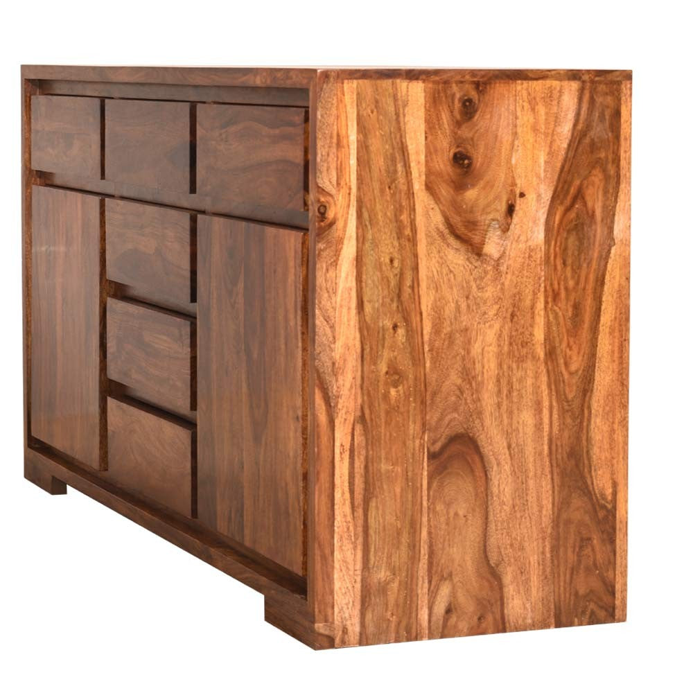 Tatum Solid Wood Sideboard Six Drawers