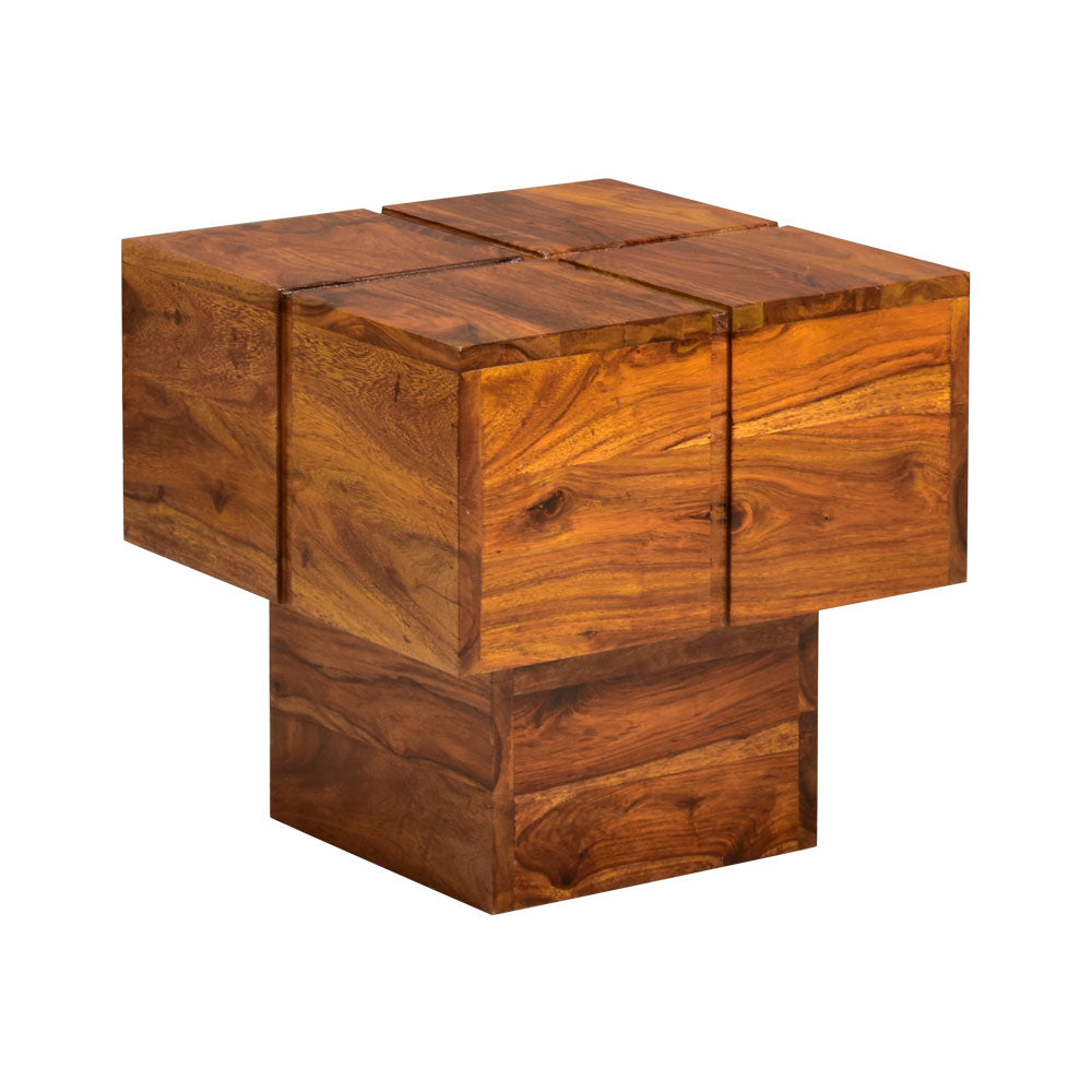 Marianna Wooden Peg Side Table