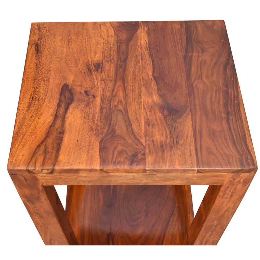 Journee Wood Louis Side Table & Peg Table