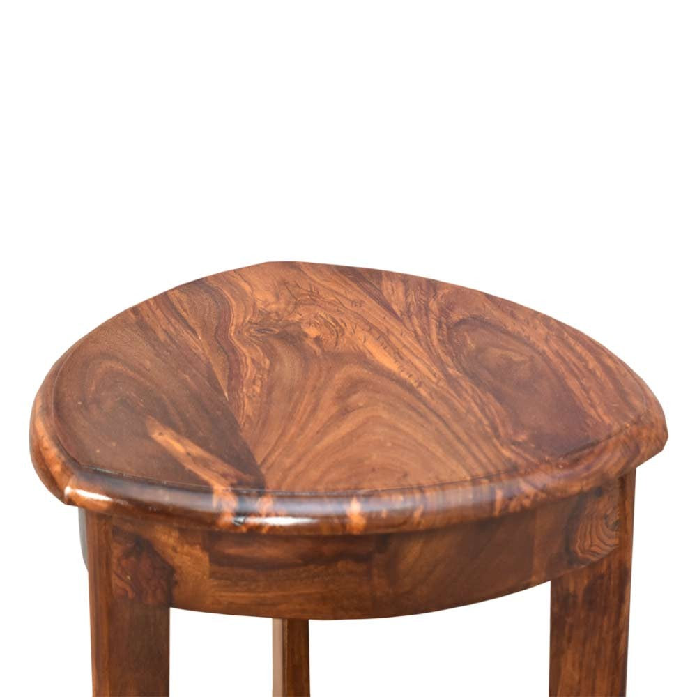 Noelle Wood Keub Side Table and Peg Table