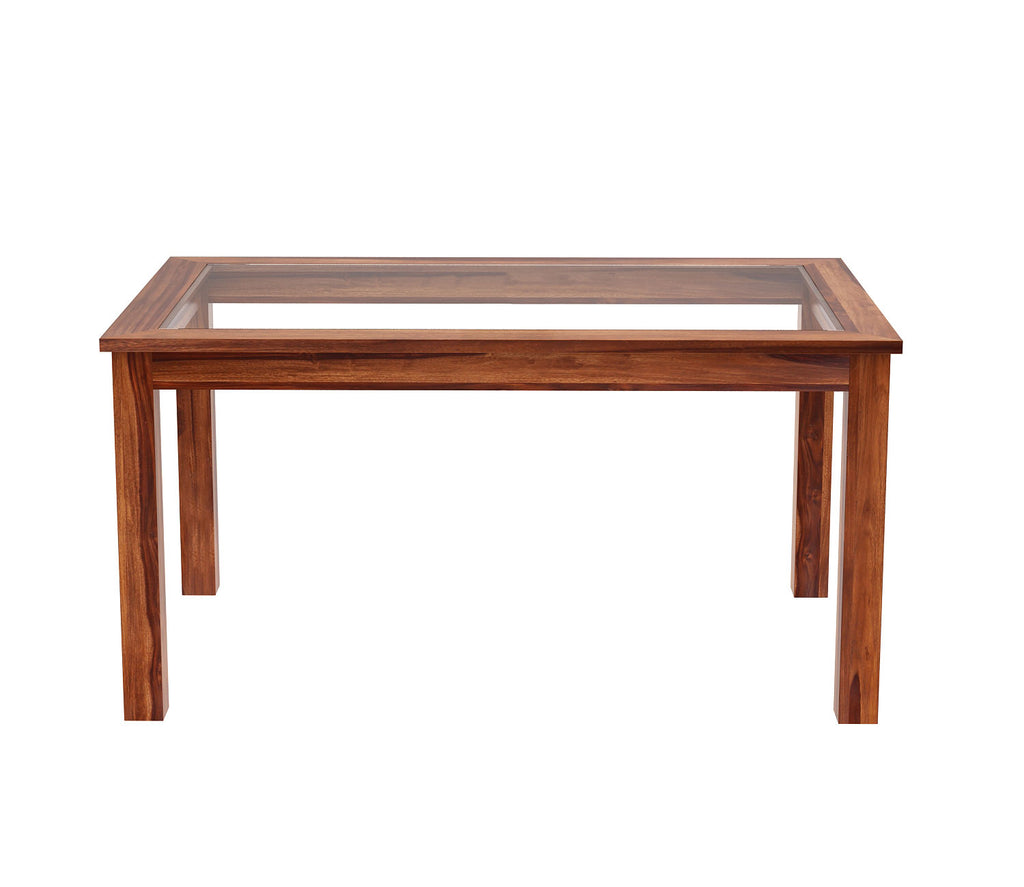 Jellybean 6 Seater Dining Table with Glass Top  Without Glass