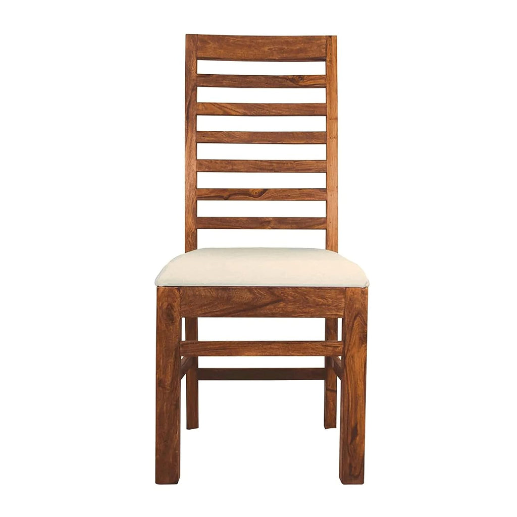 Gerard Wooden Dining Table | 45 Inch Length Dinner Table & 38 Inch Height Four Chairs with Cushion