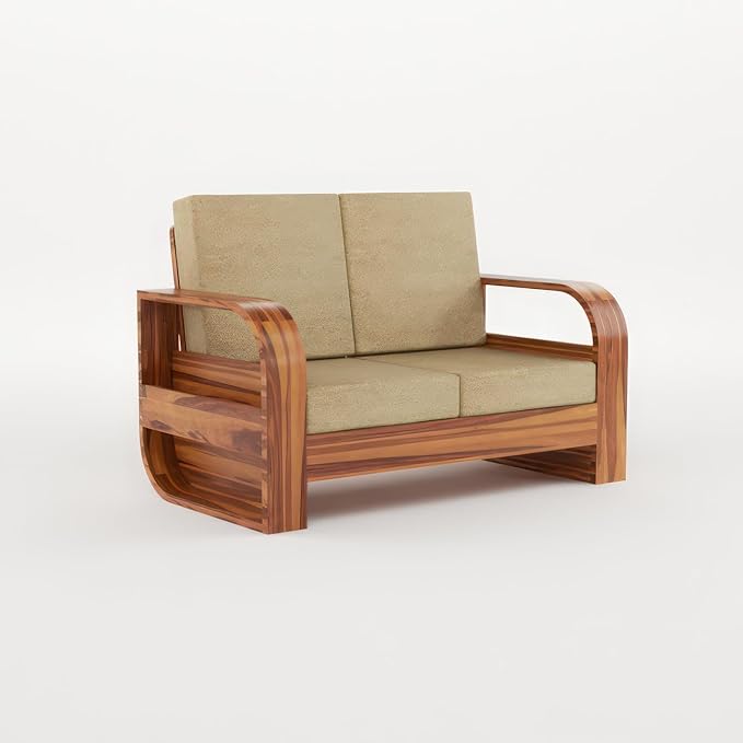 Firebird Wooden Sofa Set | 6 Seater Sofa Set for Living Room | Wooden Five Seater Sofa