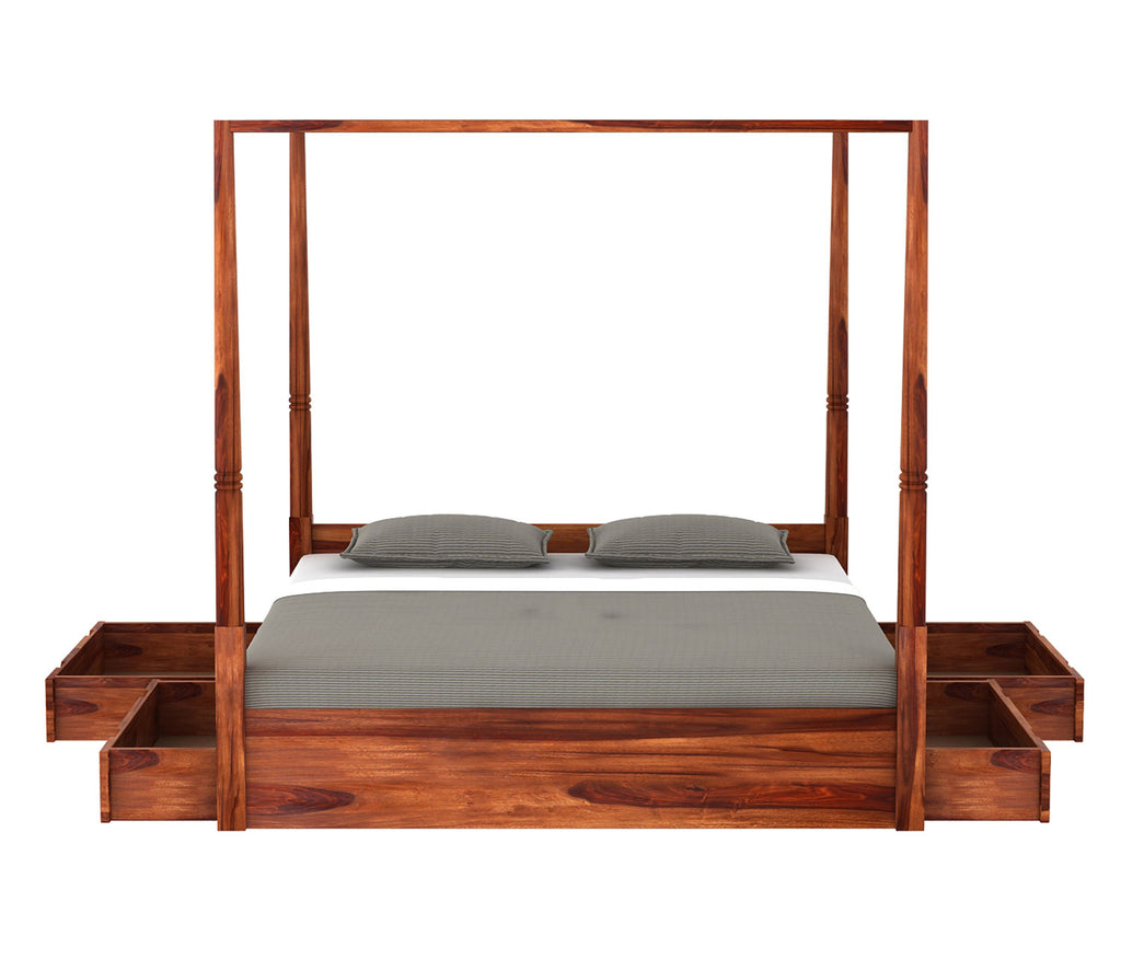 Gunner Poster Bed With Storage