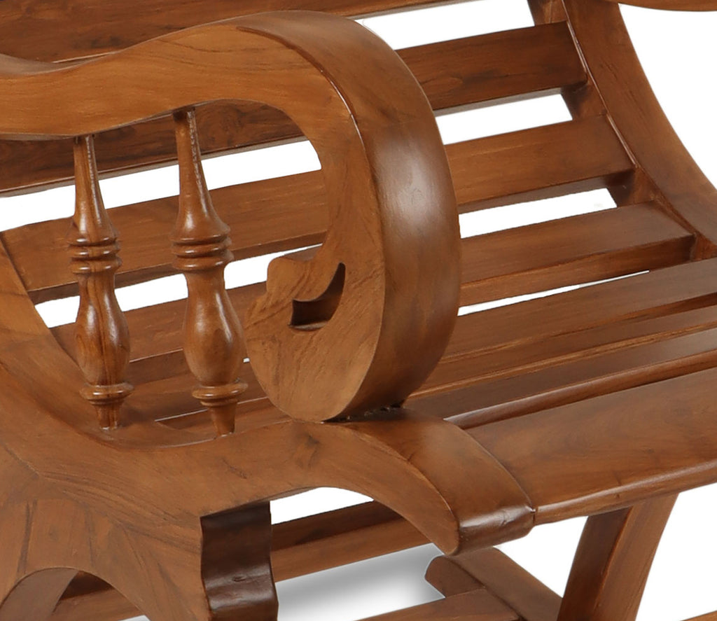 Malachi Premium Solid Wood Rocking Chair