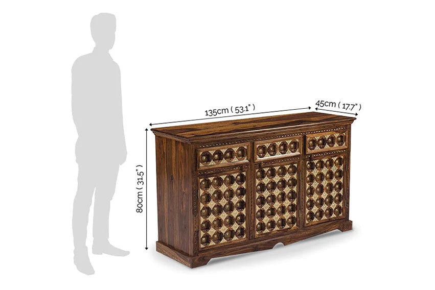 Asher Wood Brass Sideboard D