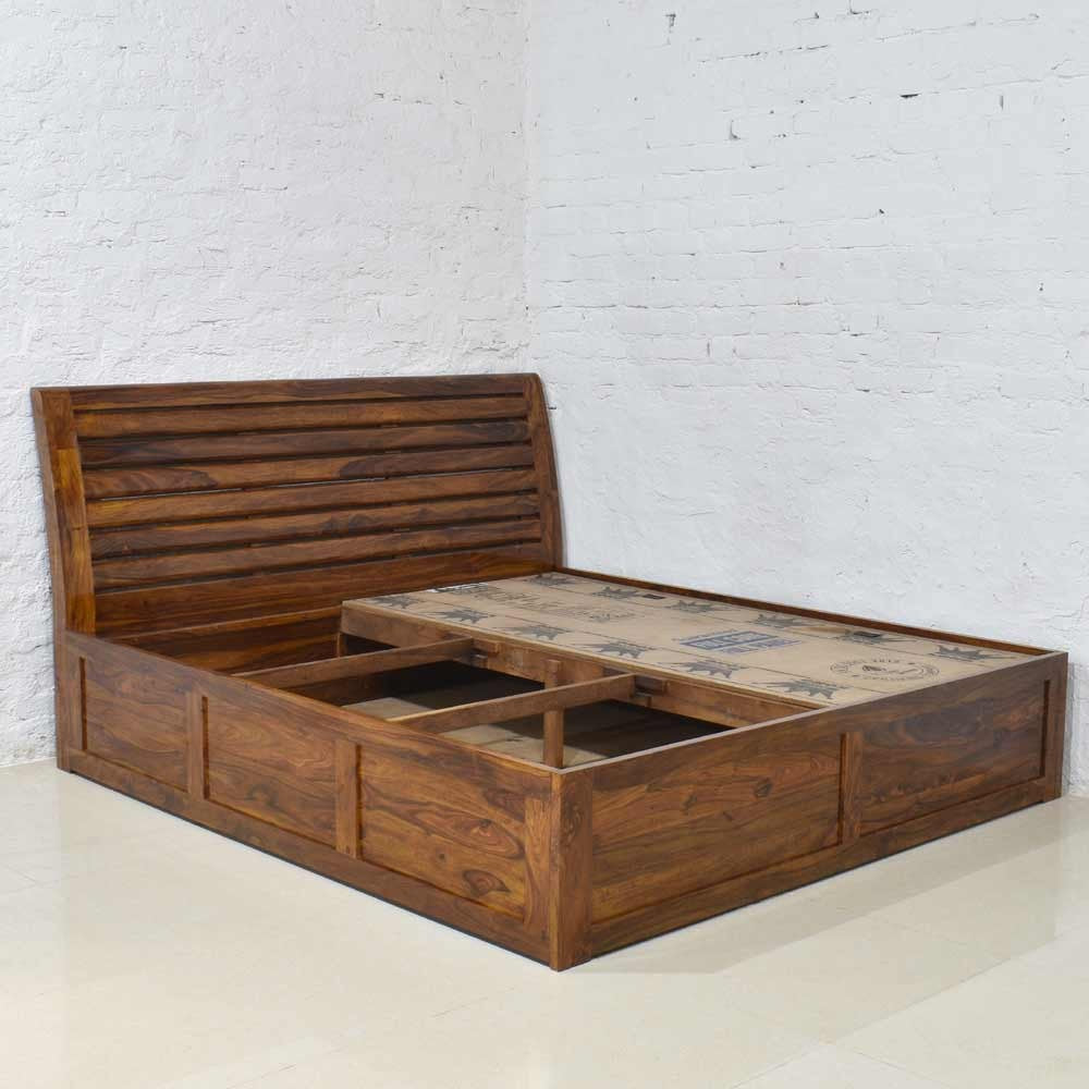 Lucas Wood Denzel Bed with Storage