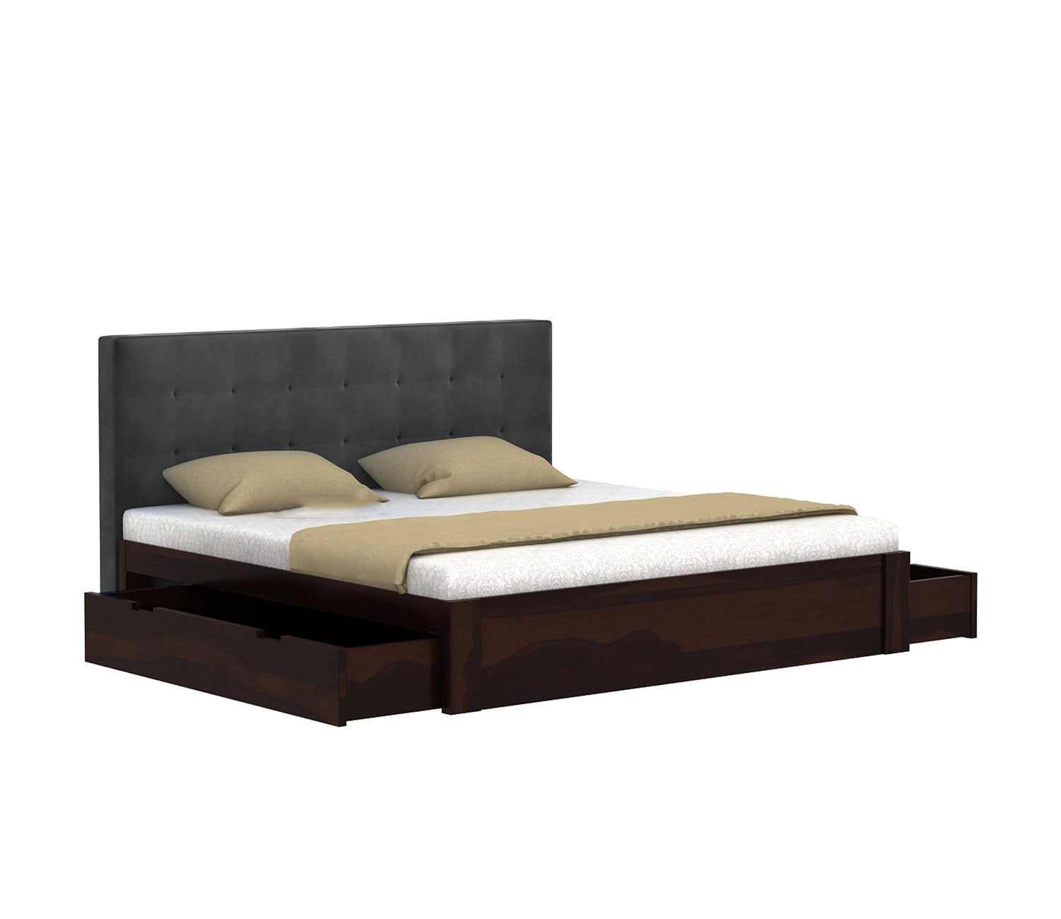 Sean Upholstered Bed With Side Storage