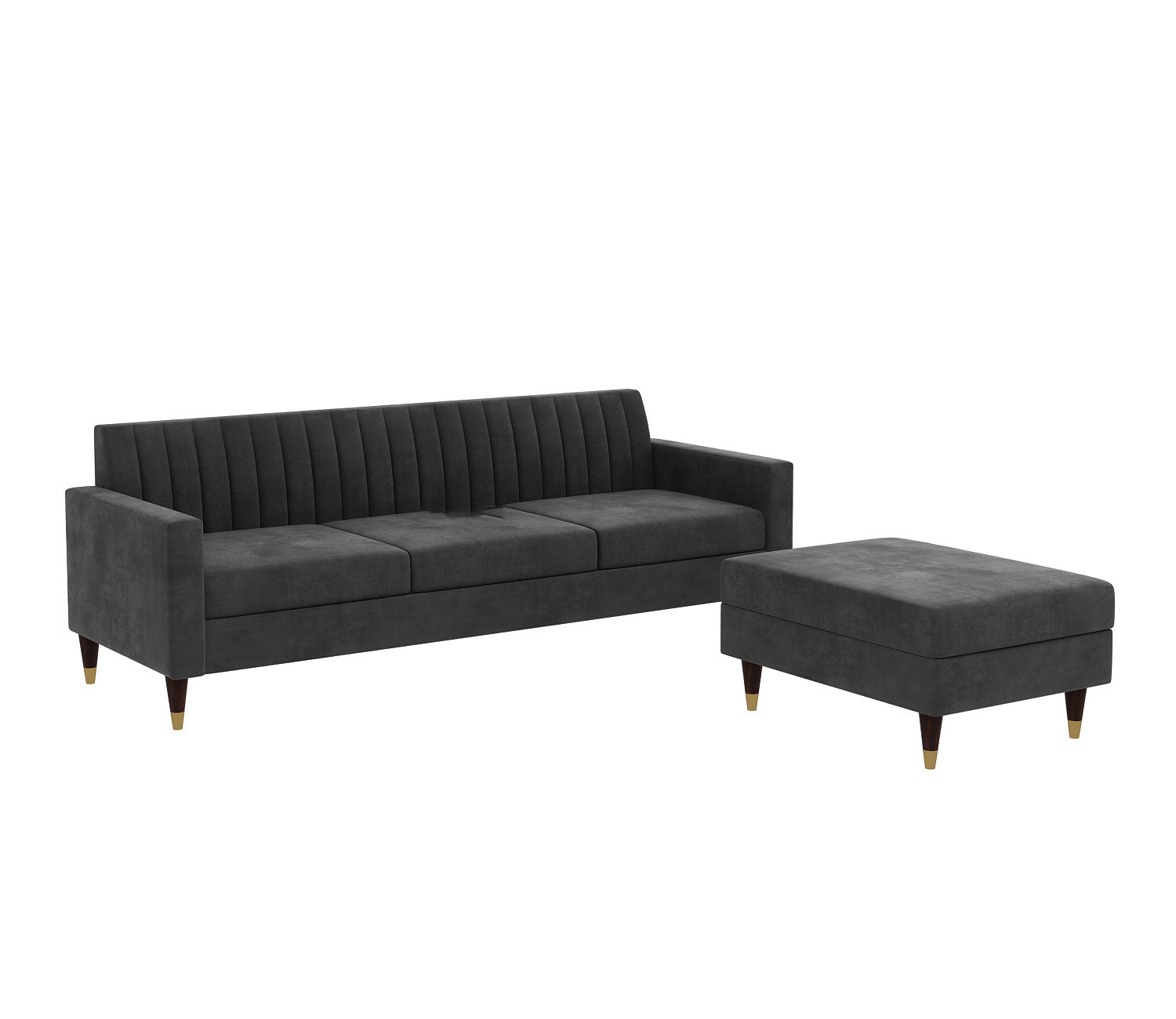 Leo L - Shape Fabric Sofa