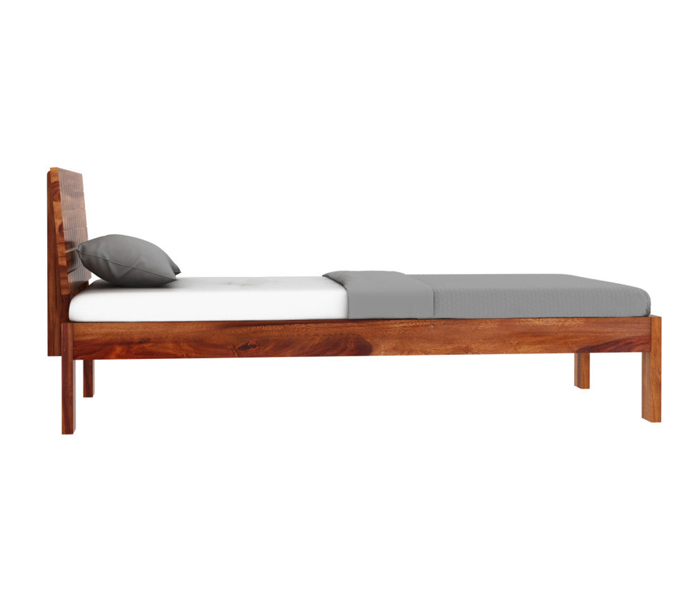Santino Sheesham Wood Without Storage Bed