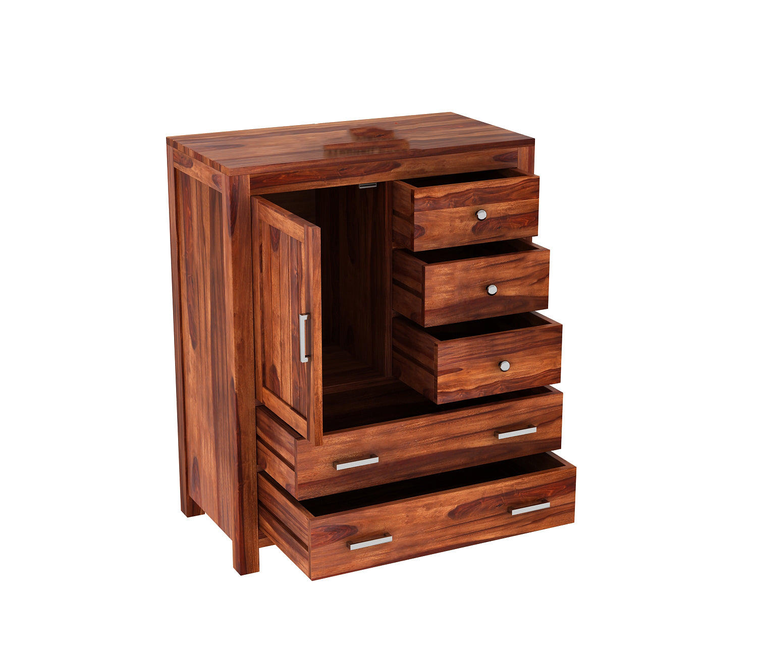 Khalil 5-Drawer Wooden Chest Of Drawers