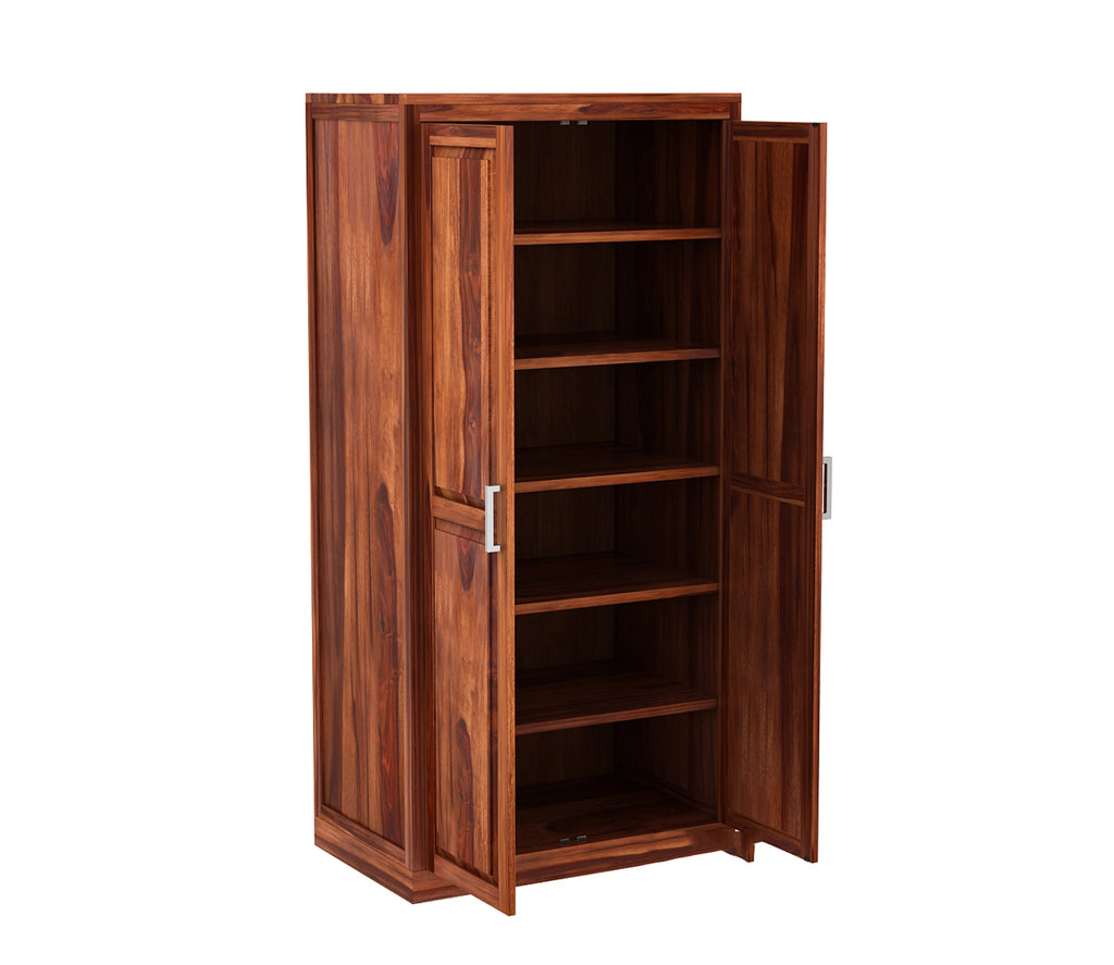 Gideon Solid Wood 2 Door Cupboard