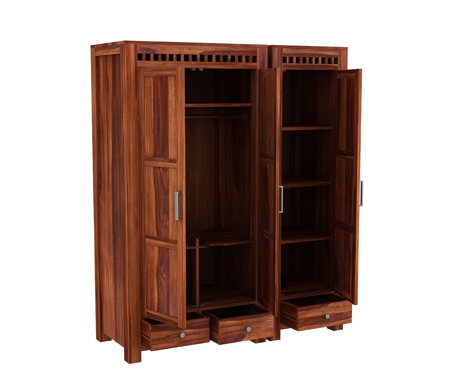 Warren 3 Door Multi-Utility Wardrobe