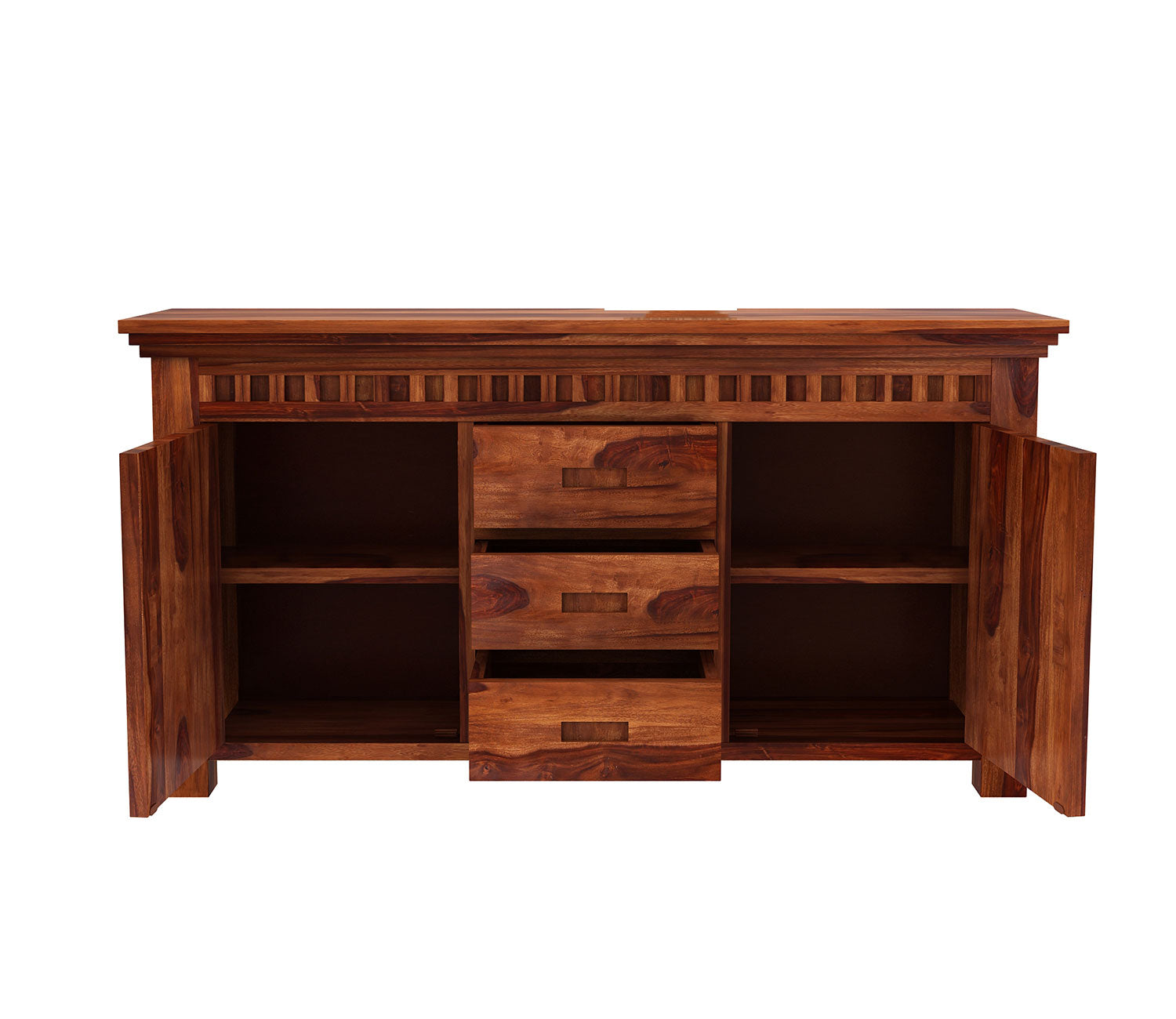 Omar Sheesham Wood Sideboard and Cabinet