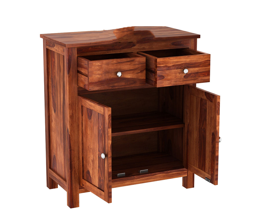 Tristan Sheesham wood Cabinet With Drawers