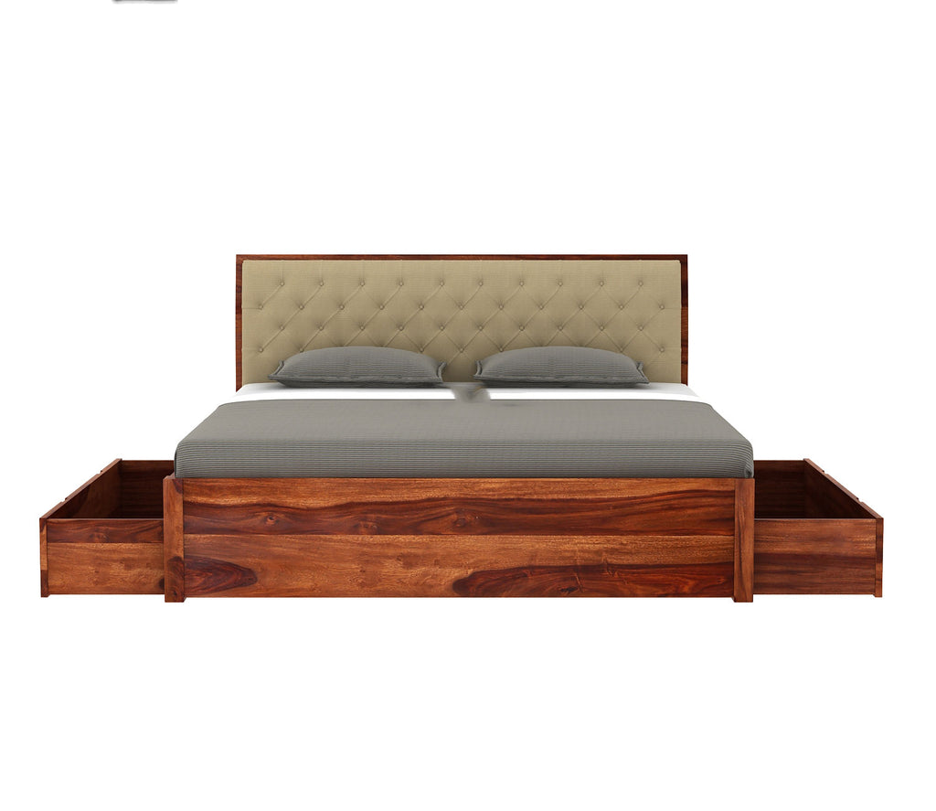 Gianni Upholstered Bed With Side Storage