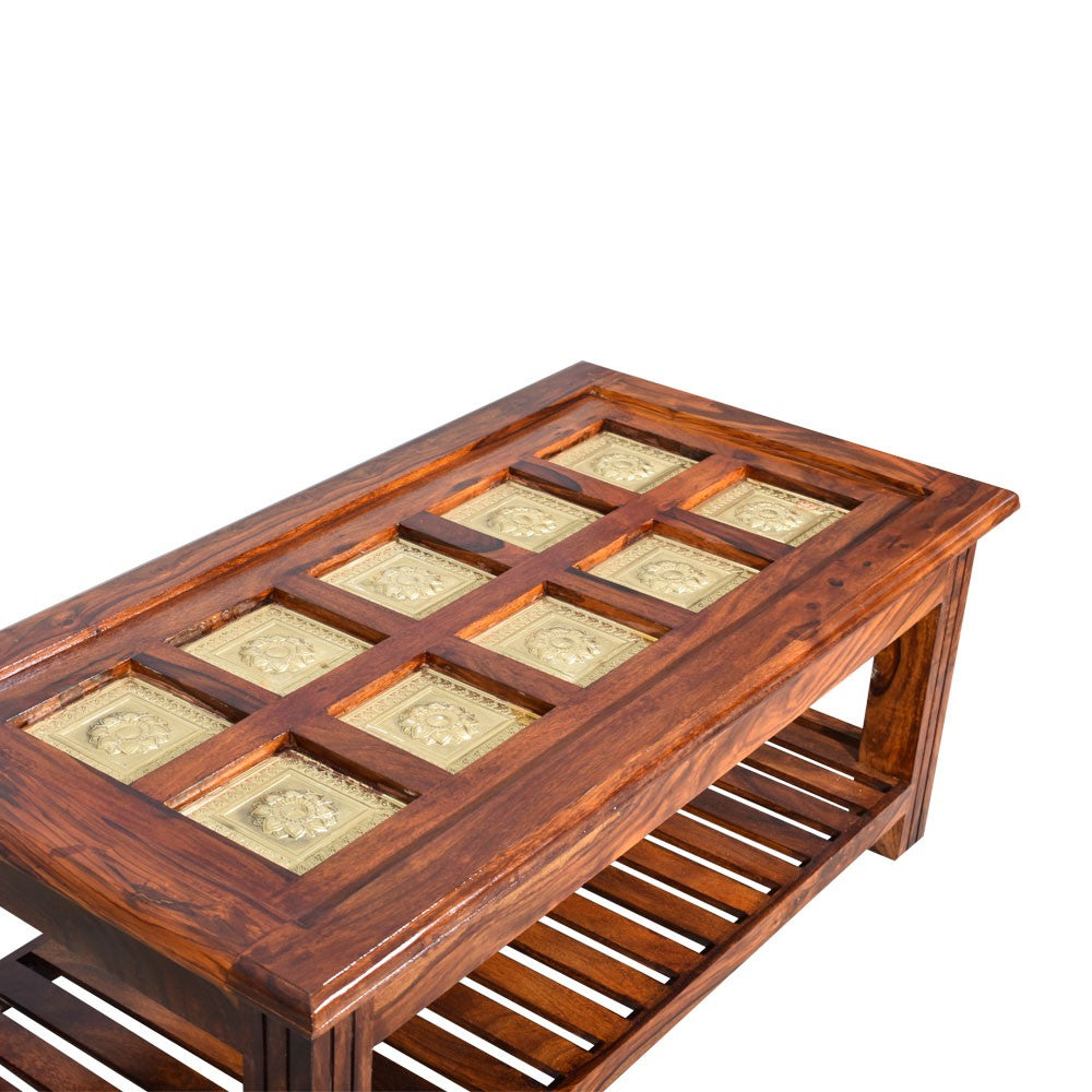 Alayah Brass Center Table