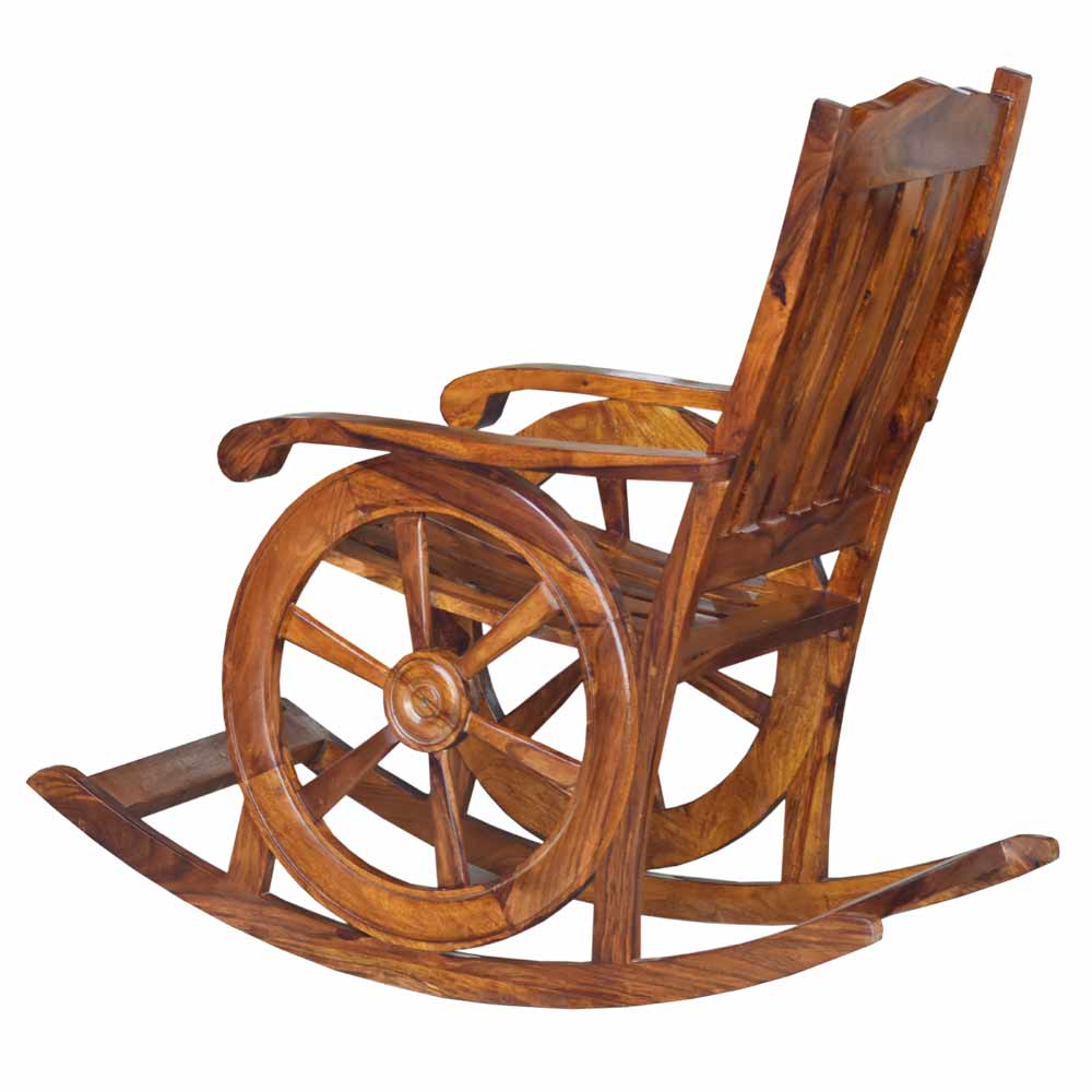 Adelynn Wooden Harold Roking Chair