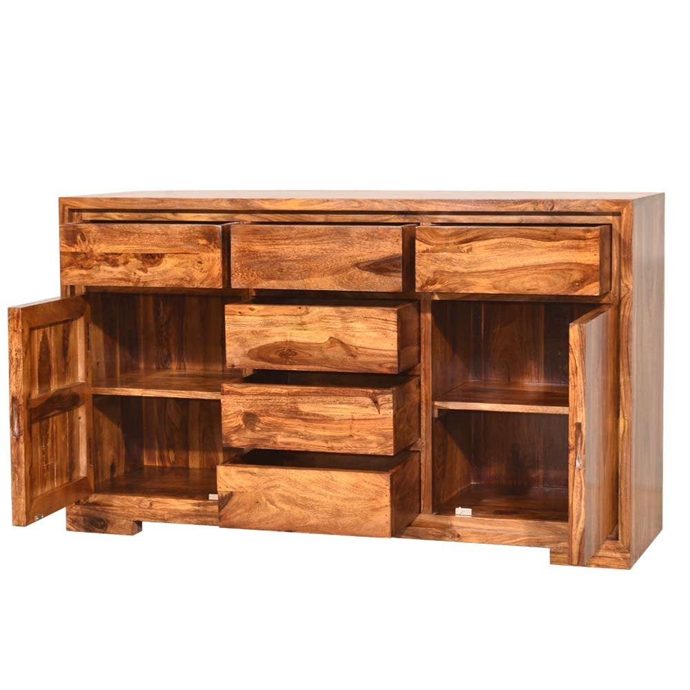 Tatum Solid Wood Sideboard Six Drawers
