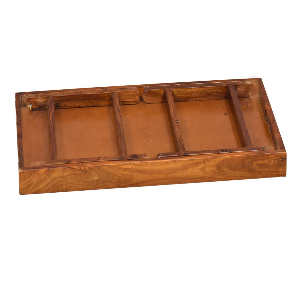 Saylor Wood Foldable Breakfast Bed Tray Table