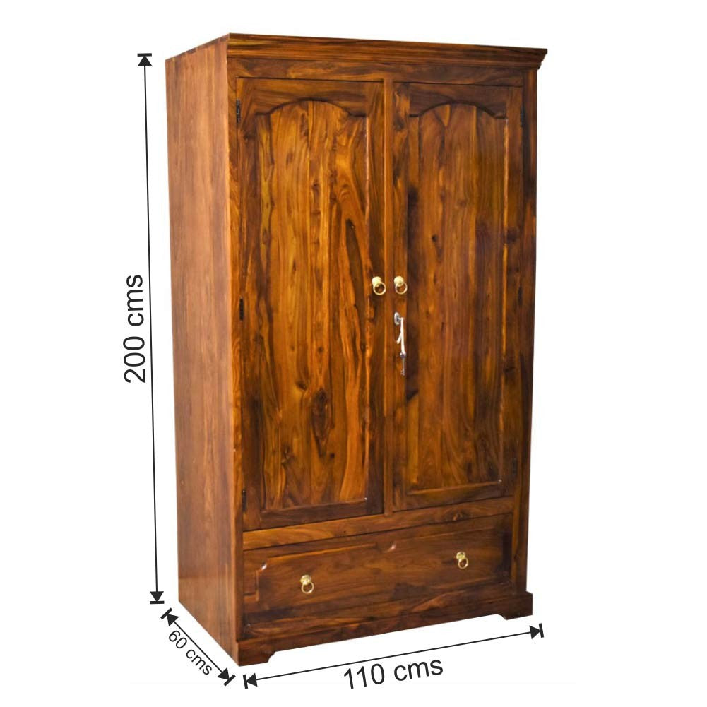 Evangeline Sheesham Wood Wardrobe