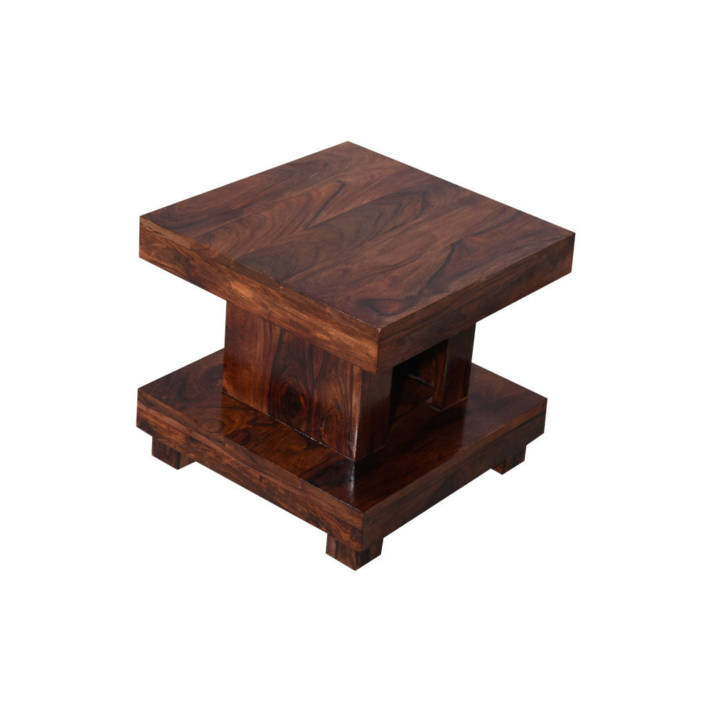 Jaycee Solid Sheesham Wooden Peg Table